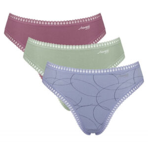 SloggiΒαμβακερά Γυναικεία Slip 3Pack Μέντα